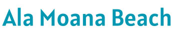 Ala Moana Beach, Oahu, Hawaii Website Logo